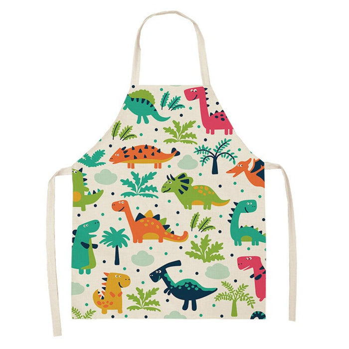 Cartoon Print Kitchen Apron