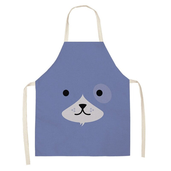 Printed Animals Faces Aprons