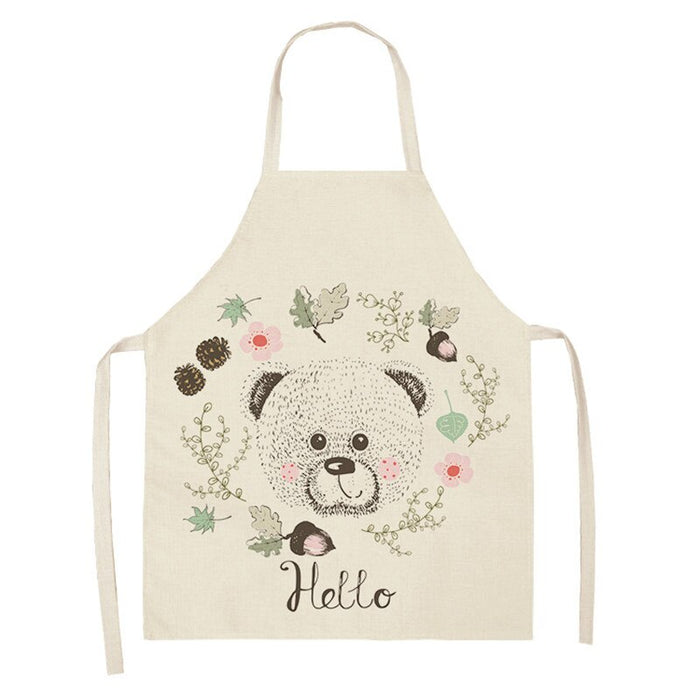 Cartoon Animal Pattern Customizable Apron