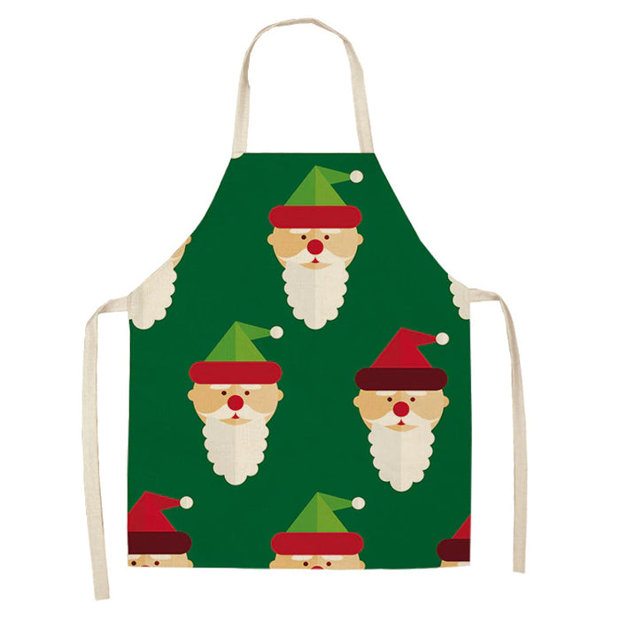 Christmas Patterned Kitchen Apron