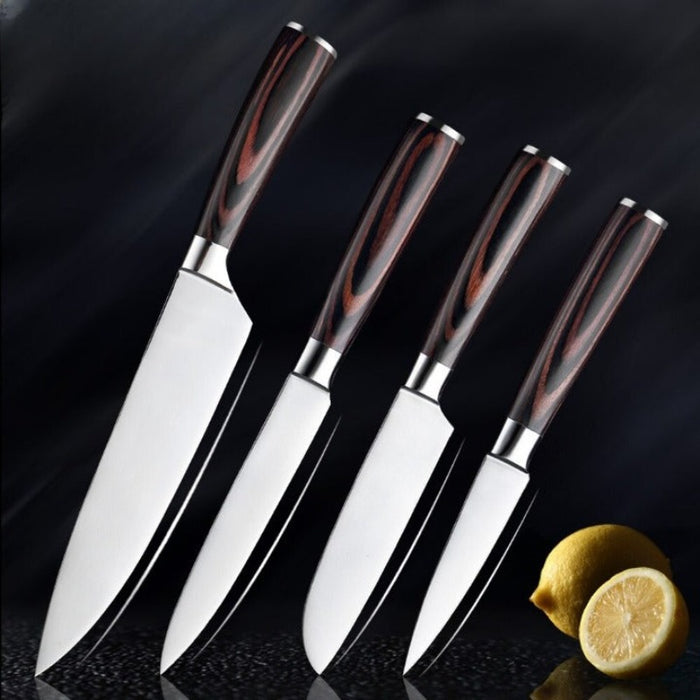 Sharp Kitchen Knife Sets High Carbon Stainless Steel