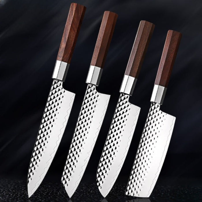 Composite Steel Three-layer Kitchen Knives Sets