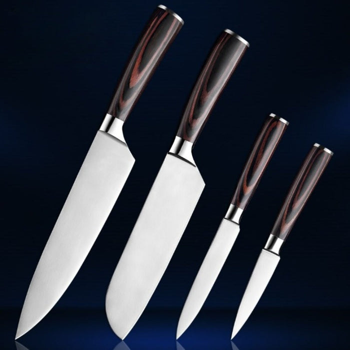 Japanese Santoku Stainless Steel Chef Knife Sets