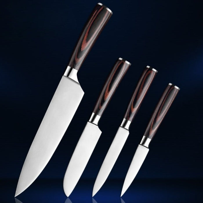 Japanese Santoku Stainless Steel Chef Knife Sets