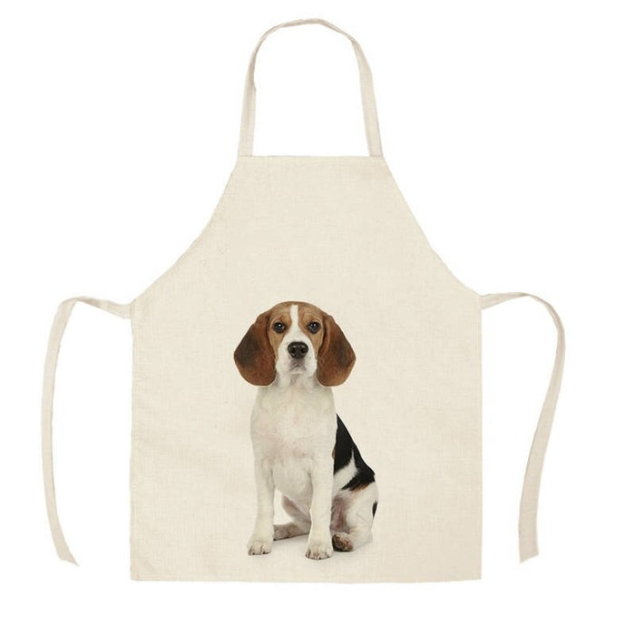 Printed Cat And Dog Apron