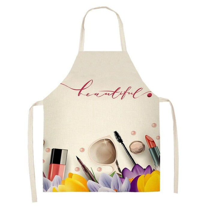 Lipstick Printed Cleaning Apron