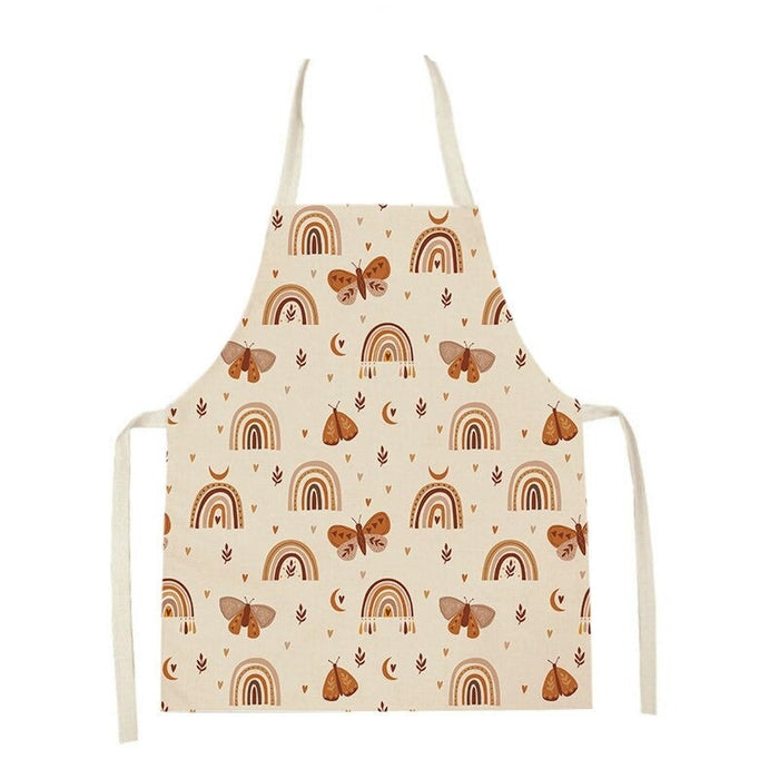 Skull Printed Kitchen Apron