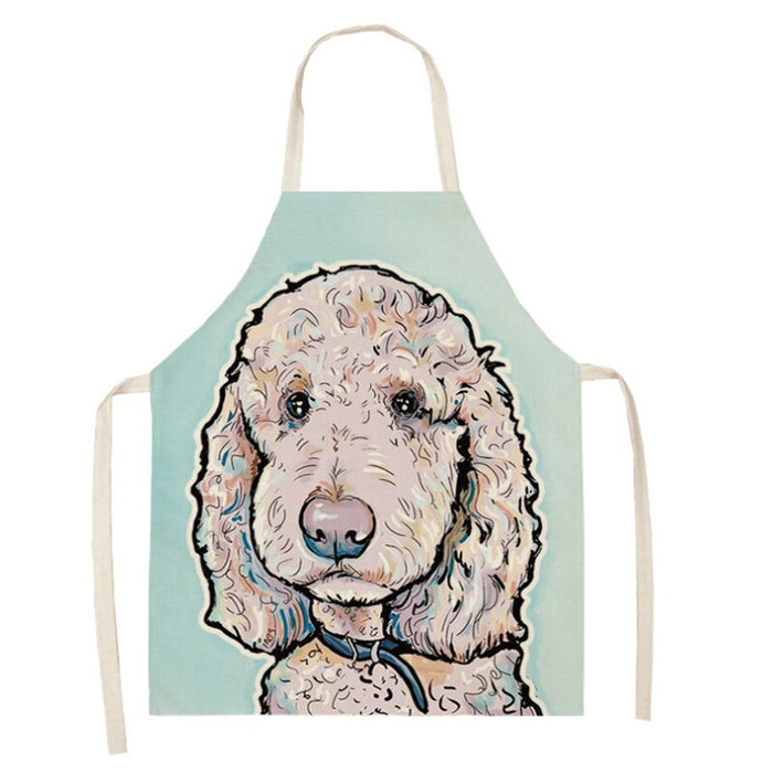 Dog Series Printed Home Kitchen Apron