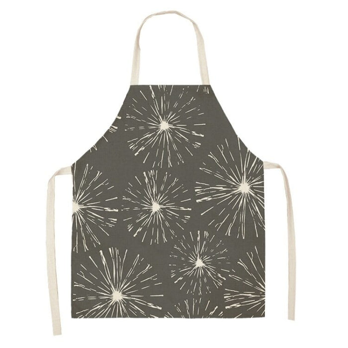 Geometric Patterned Sleeveless Aprons