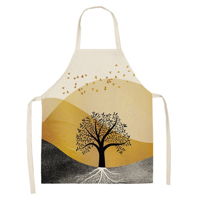 Printed Natural Art Aprons