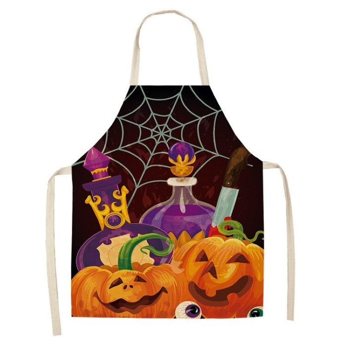 Pumpkin Happy Halloween Horror Apron