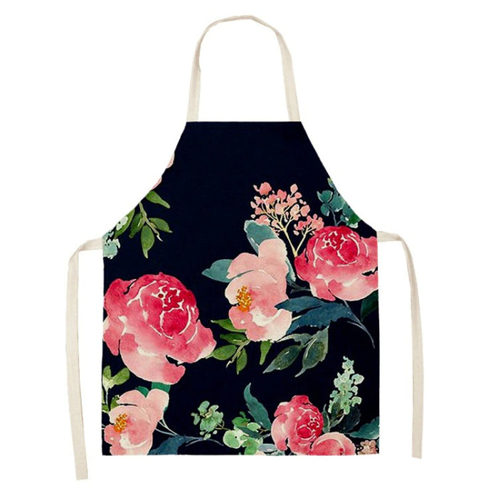 Floral Printed Sleeveless Aprons