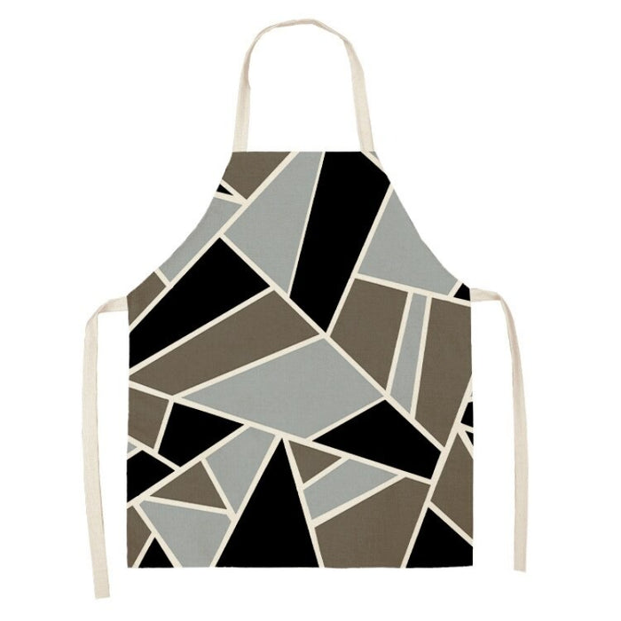 Geometric Pattern Printed Apron