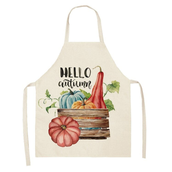 Colourful Pumpkins Print Aprons