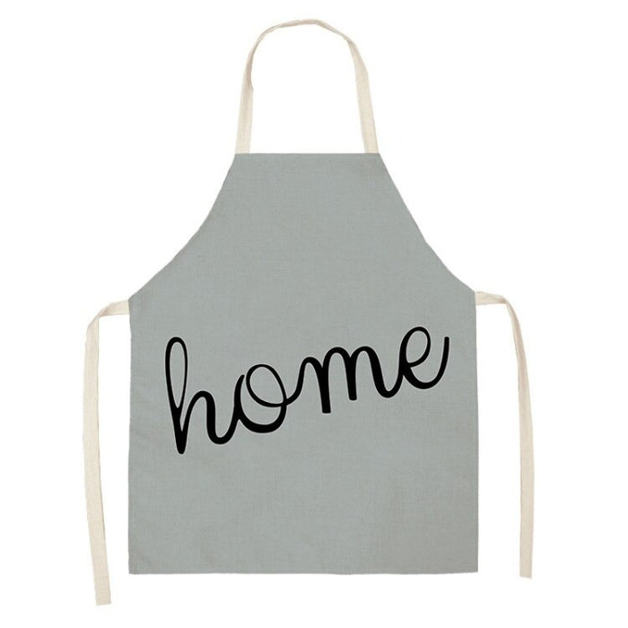 Printed Geometric Pattern Apron