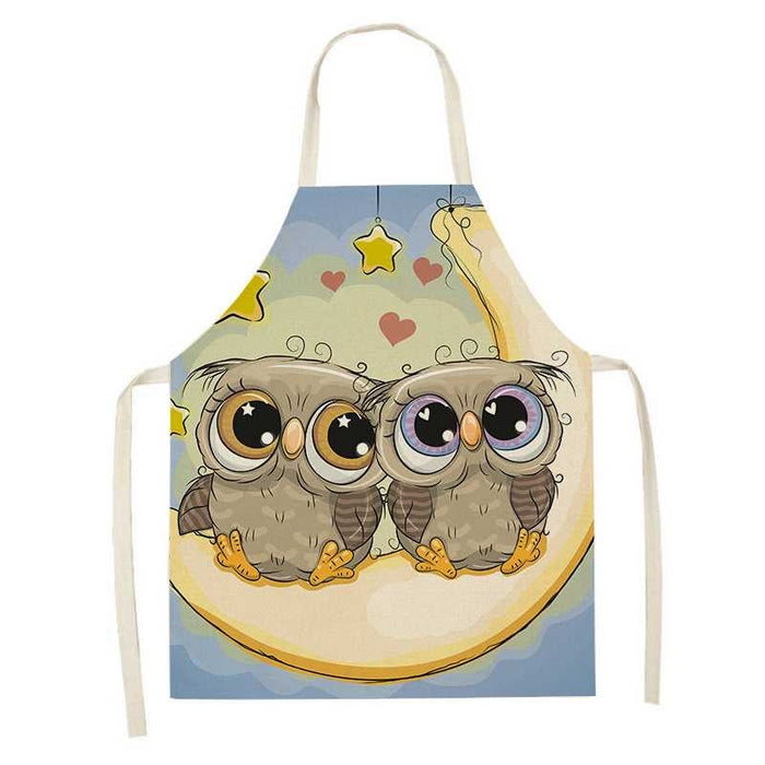 Printed Little Owls Apron