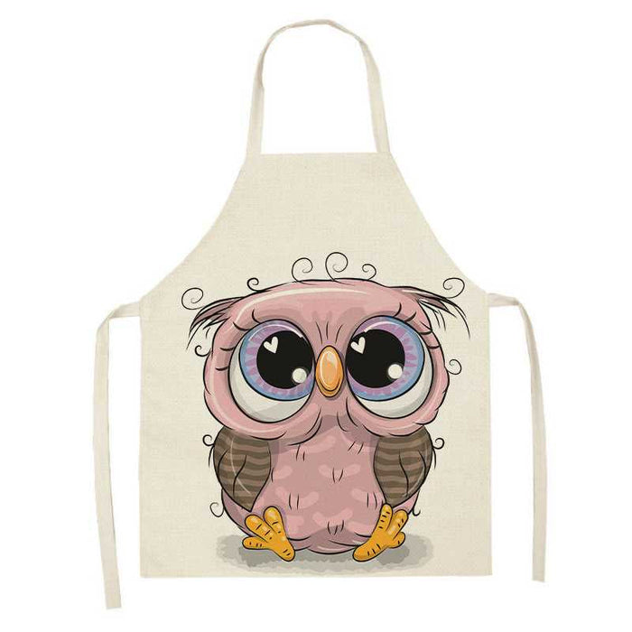 Printed Little Owls Apron