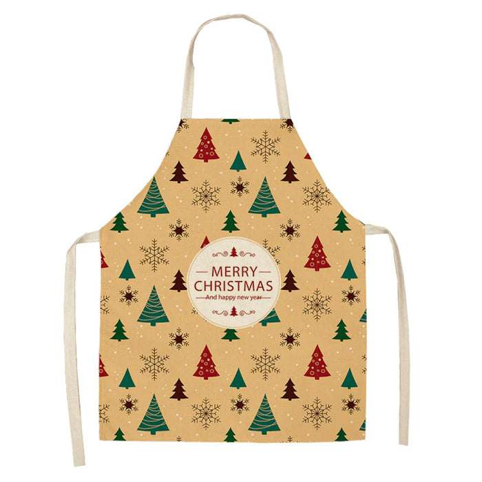 Christmas Patterned Kitchen Apron