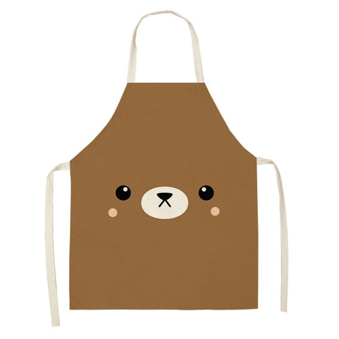 Printed Animals Faces Aprons