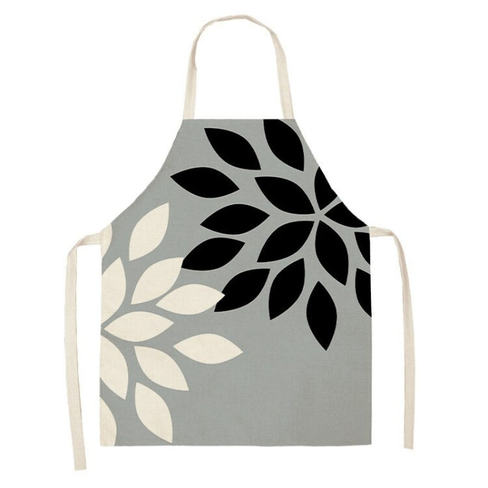 Printed Geometric Pattern Apron