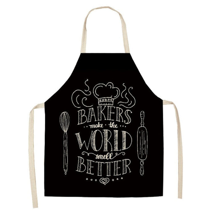 Cutlery & Quotes Printed Kitchen Aprons