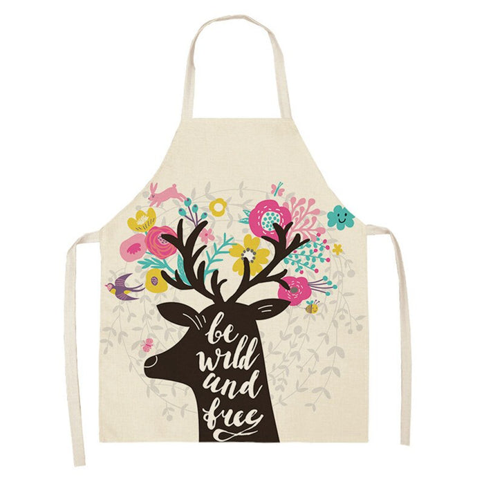 Cartoon Animal Pattern Customizable Apron