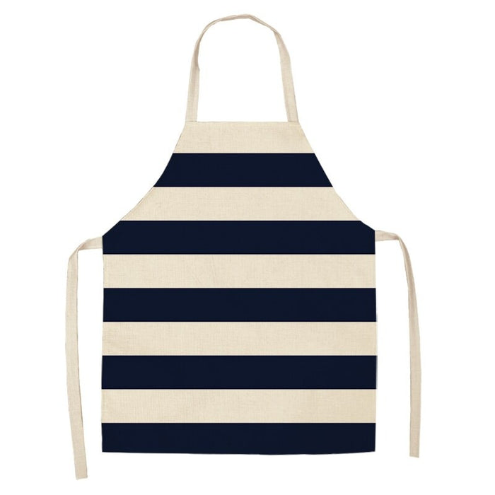 Printed Marine Graphic Linen Aprons