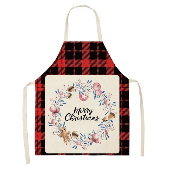 Merry Christmas Printed Cooking Apron