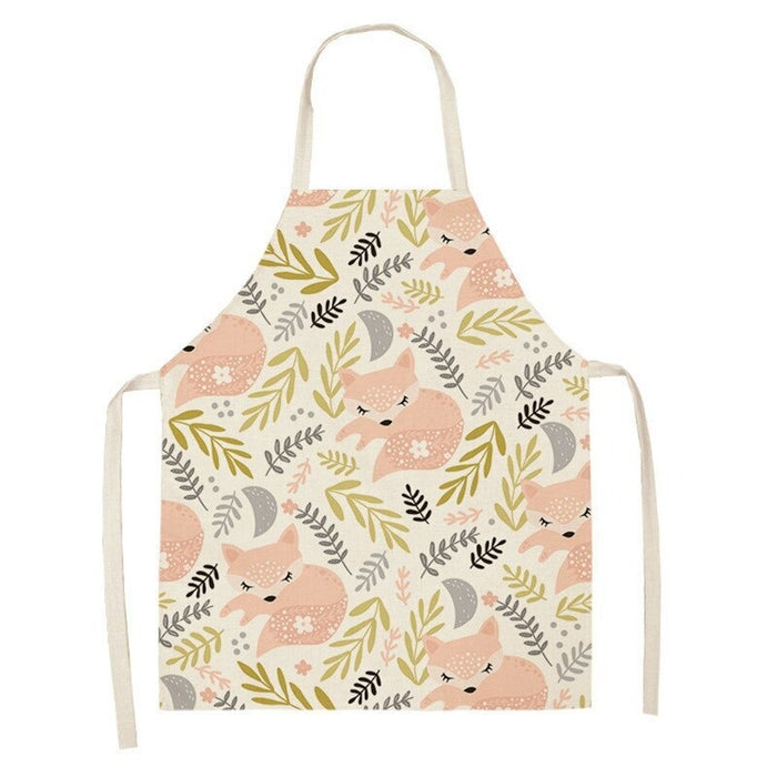 Bakery Cartoon Animal Print Apron