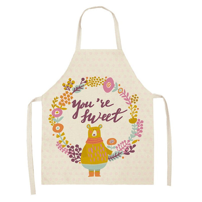 Cartoon Animal Pattern Customizable Apron