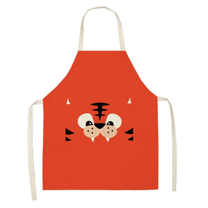 Printed Animals Faces Aprons