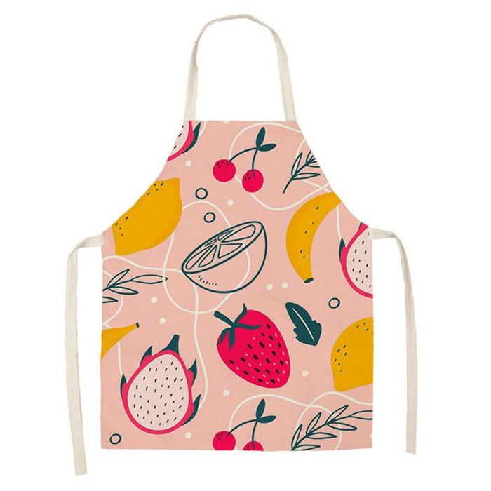 Fruit Patterned Kitchen Apron