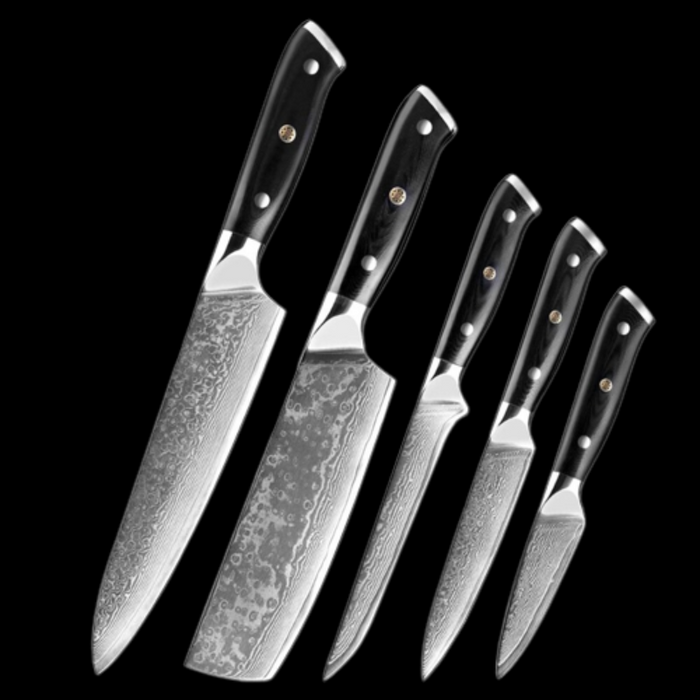 Damascus Steel Chopping Knife Sets