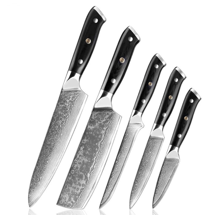 Damascus Steel Chopping Knife Sets