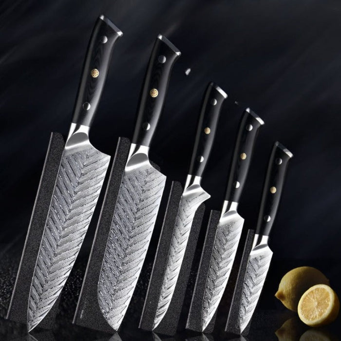 Damascus Chef Knife Professional Kitchen Knife Sets