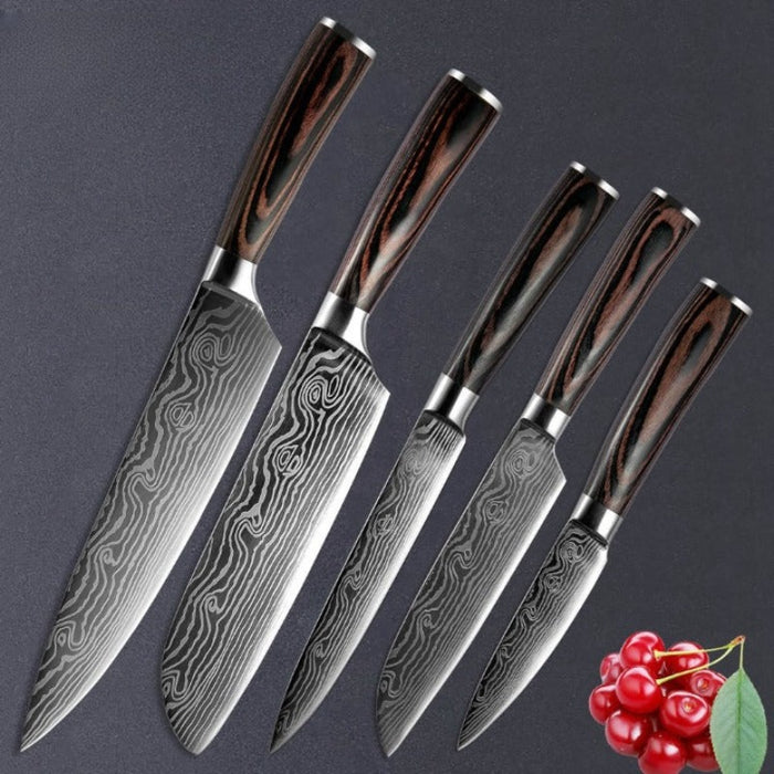 Stainless Steel Professional Sharp Edge Knife Set