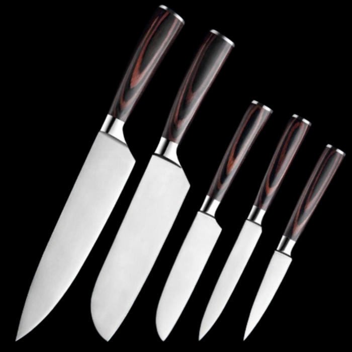 Japanese Santoku Stainless Steel Chef Knife Sets