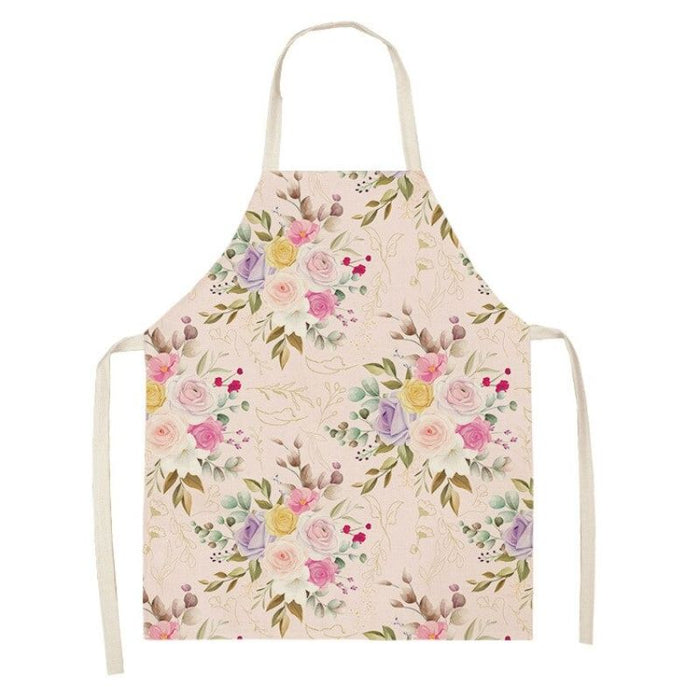 Floral Printed Sleeveless Aprons