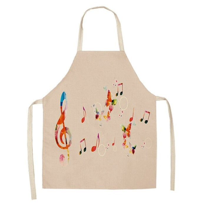 Musical Note Piano Kitchen Apron