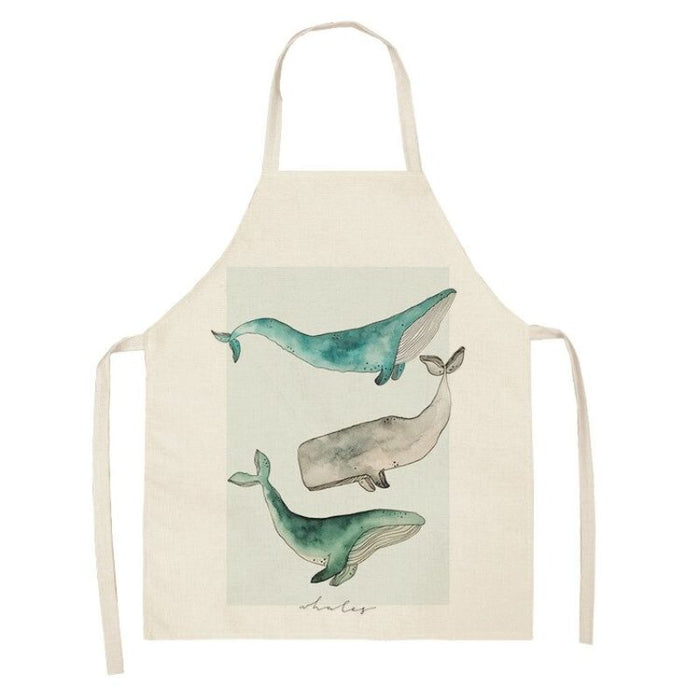 Sea Animals Cleaning Aprons