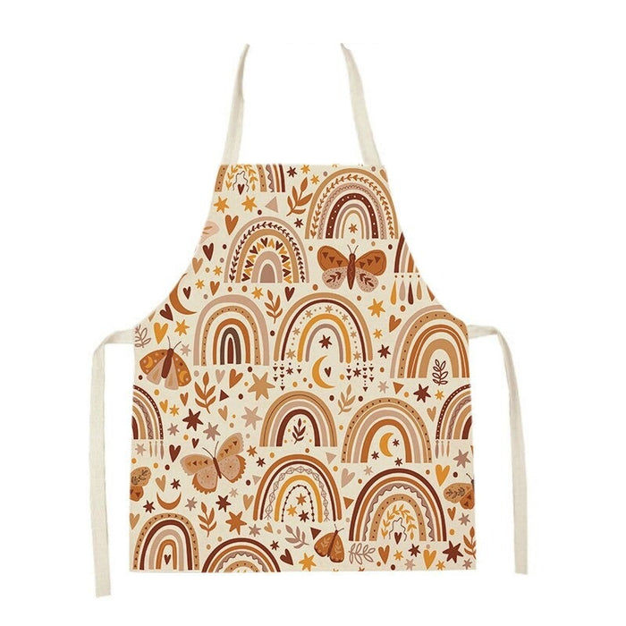 Skull Printed Kitchen Apron