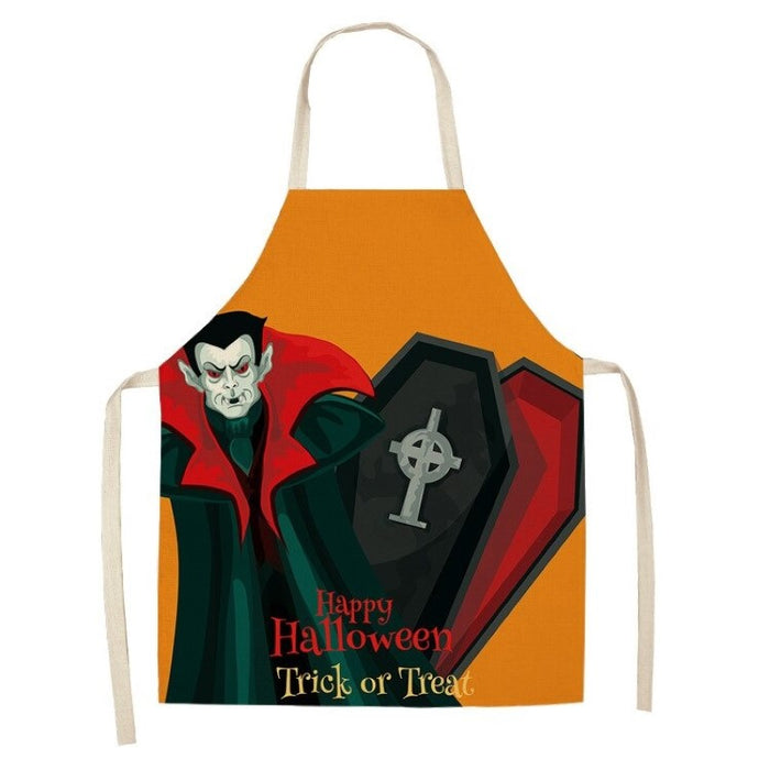 Pumpkin Happy Halloween Horror Apron