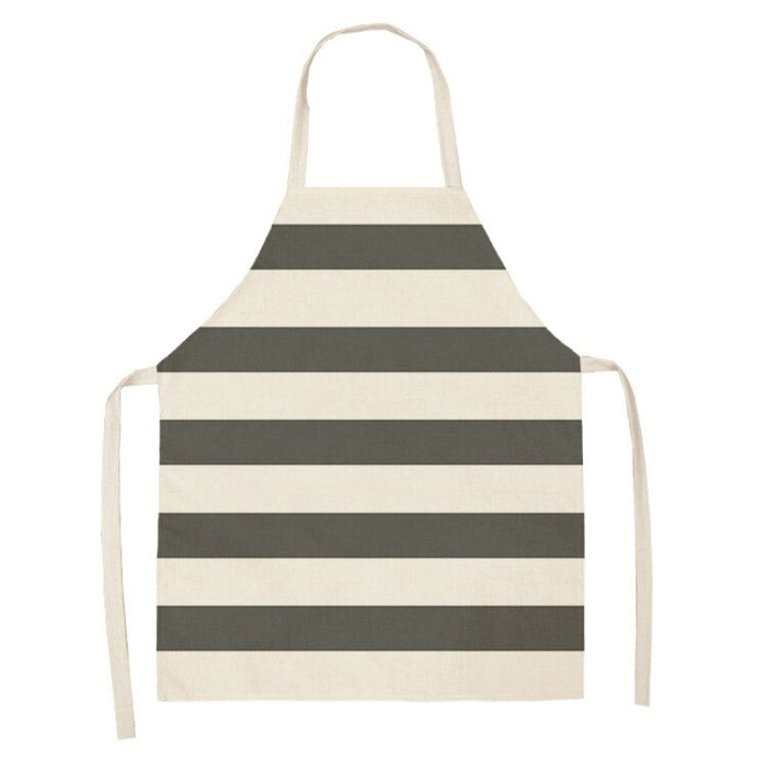 Geometric Patterned Sleeveless Aprons