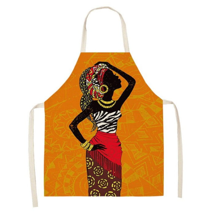 African Collection Style Printed Kitchen Apron