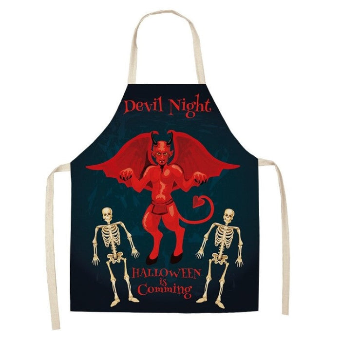 Pumpkin Happy Halloween Horror Apron