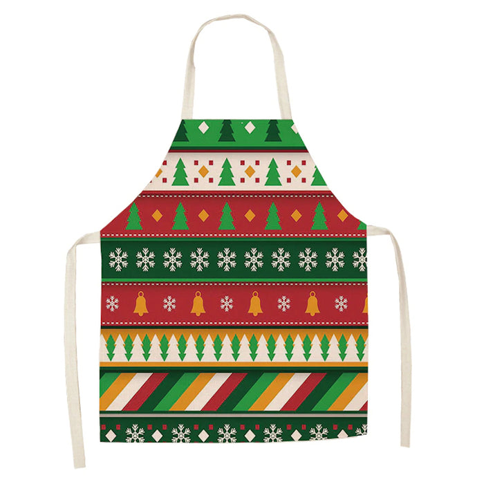 Christmas Patterned Kitchen Apron