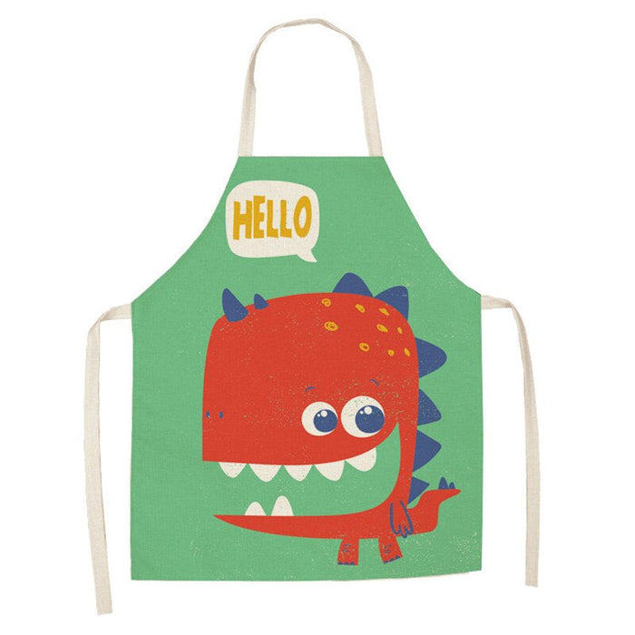 Dinosaur Print Kitchen Apron