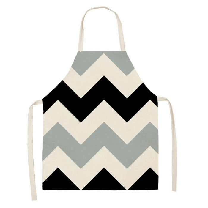 Geometric Pattern Printed Apron