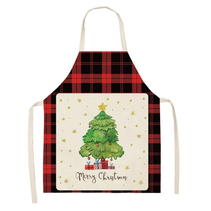 Merry Christmas Printed Cooking Apron