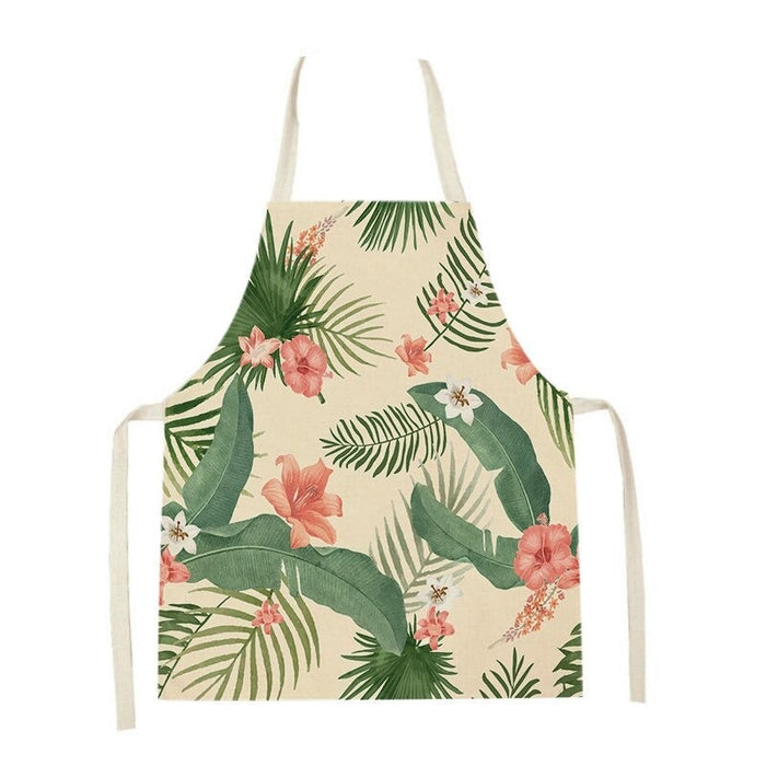 Cleaning Plant Flower Kitchen Cooking Apron